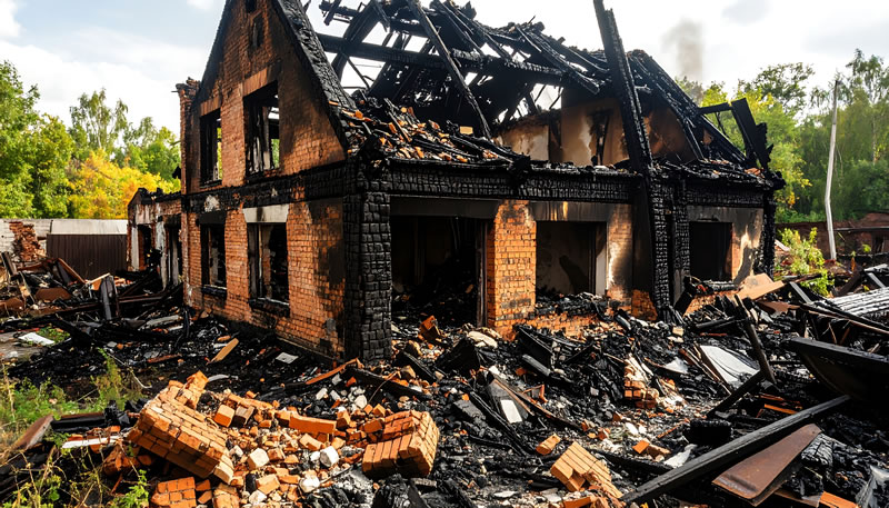 Fire damage